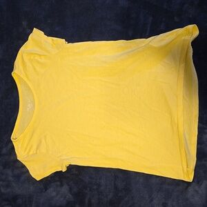 Girls plain t-shirt (yellow)